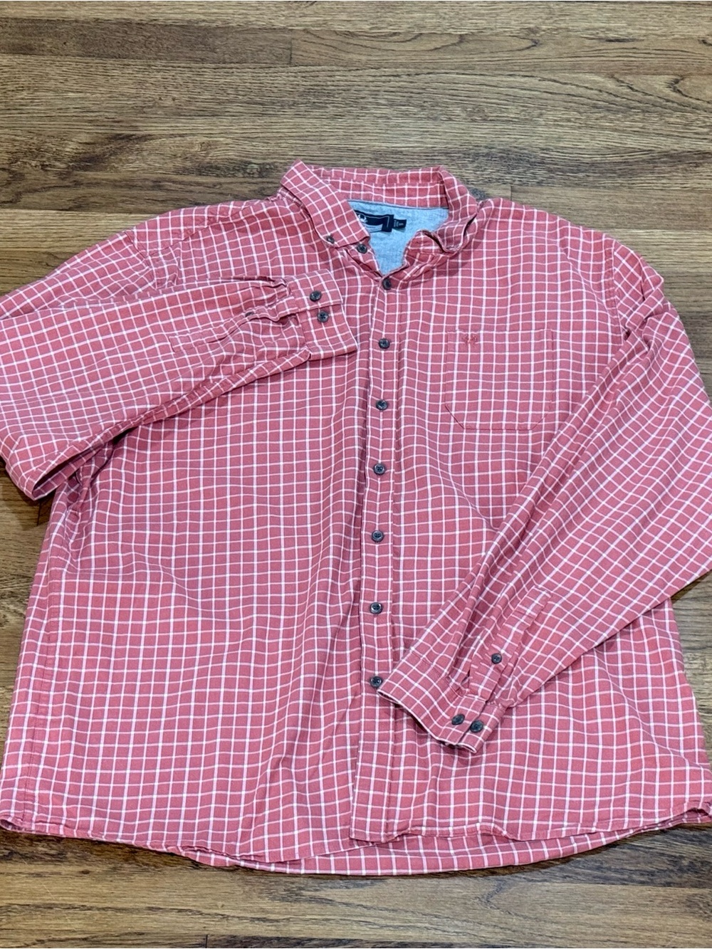 Coast The Marlin Buttondown Men’s 2XL Coral/White Long Sleeve